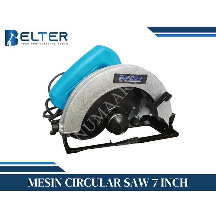 BELTER / MESIN CIRCULAR SAW 7" INCH POTONG KAYU MESIN SERKEL KAYU / MESIN CIRCEL GERGAJI KAYU