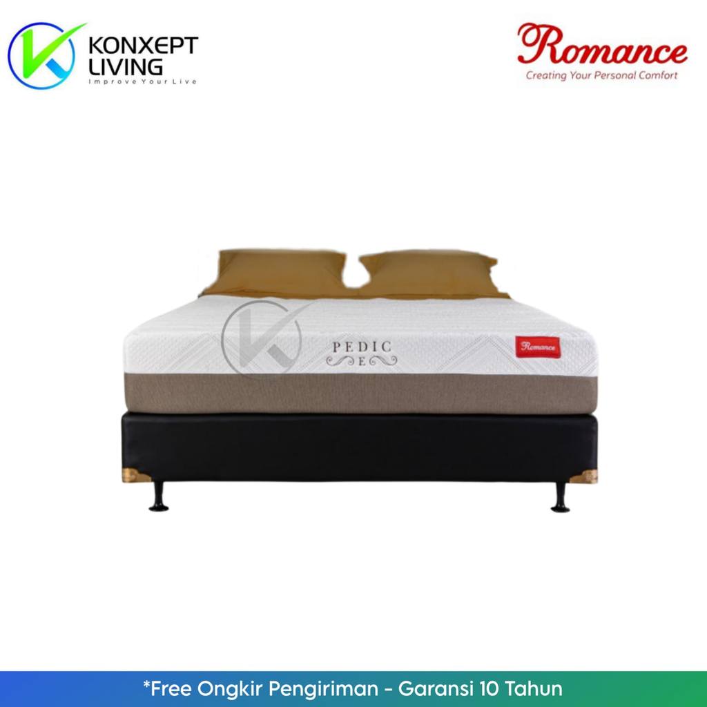 Romance Springbed Pedic E Ukuran 120x200 Fullset Tanpa Sandaran