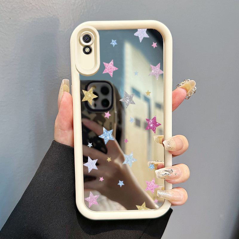 Casing Hp Untuk Xiaomi Redmi 9A Redmi 9i Redmi 9T Redmi 9 Power Case Star Serbuk Glitter Berwarna-wa