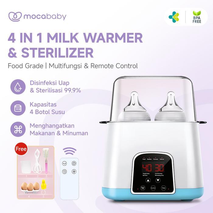 Mocababy Sterilizer Botol Bayi Multifungsi Alat Steril dan Penghangat Botol Susu Minum Bayi dengan