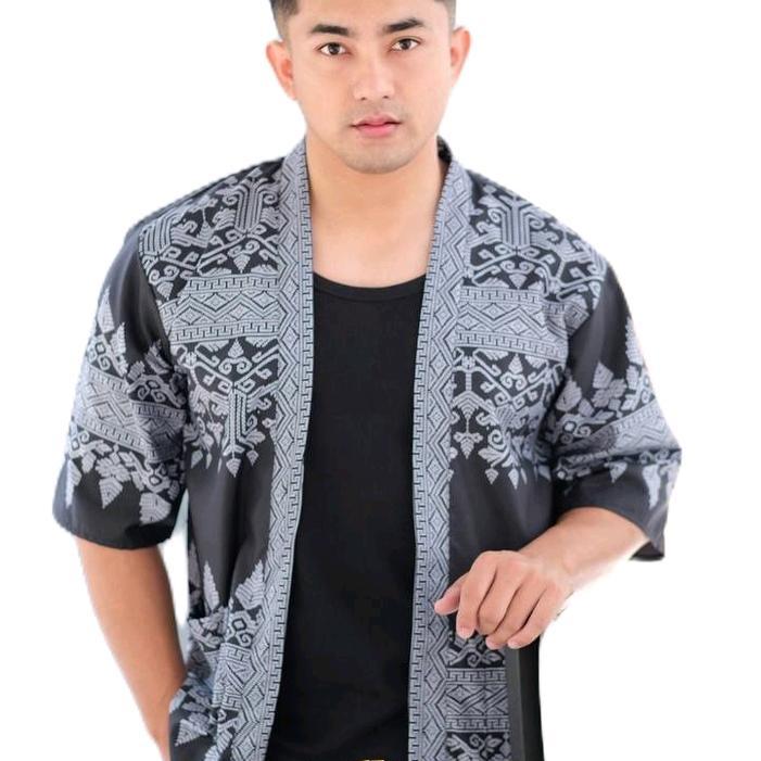 [0101] KIMONO BATIK RUSTIAN COLLECTION - KIMONO PRIA KIMONO KEKINIAN OUTER KIMONO ISLAMI Baju Motif