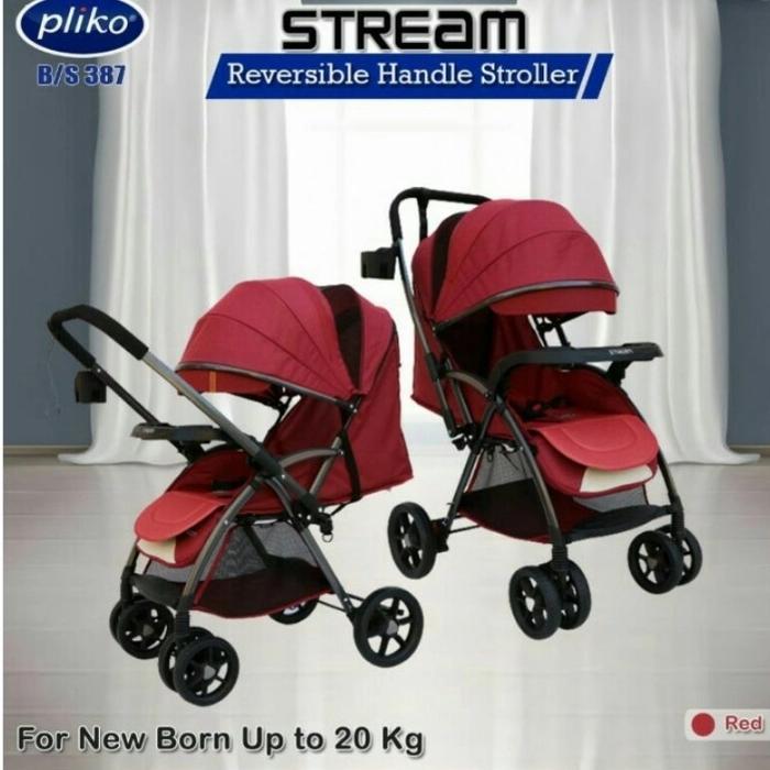 Top Pliko kereta bayi / stroller STREAM BS387 / kereta Dorong Bayi