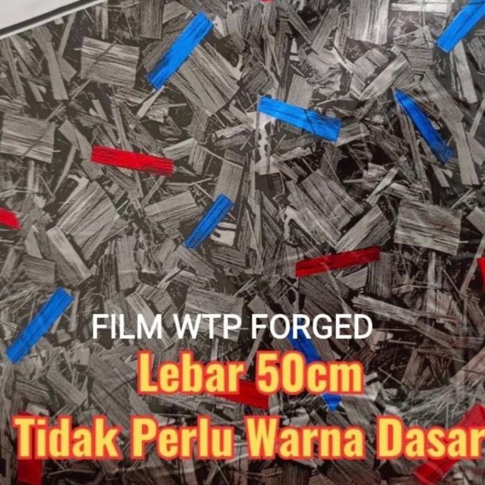WTP FILM CARBON MOTIF FORGED 3 COLOUR 50 X 100 wtp carbon forged film carbon wtp film wtp carbon