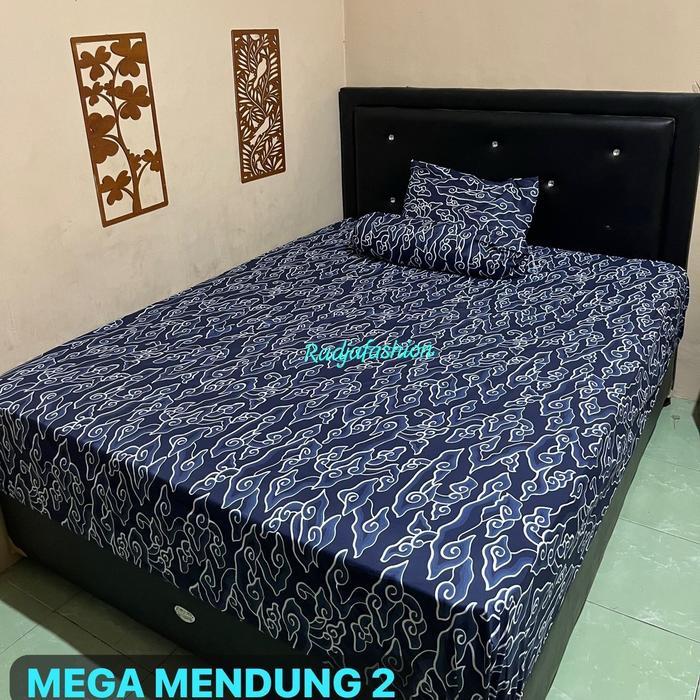 SPREI MOTIF BATIK 90x200 T20/30 Karet Katun lembut hanya cuci kering