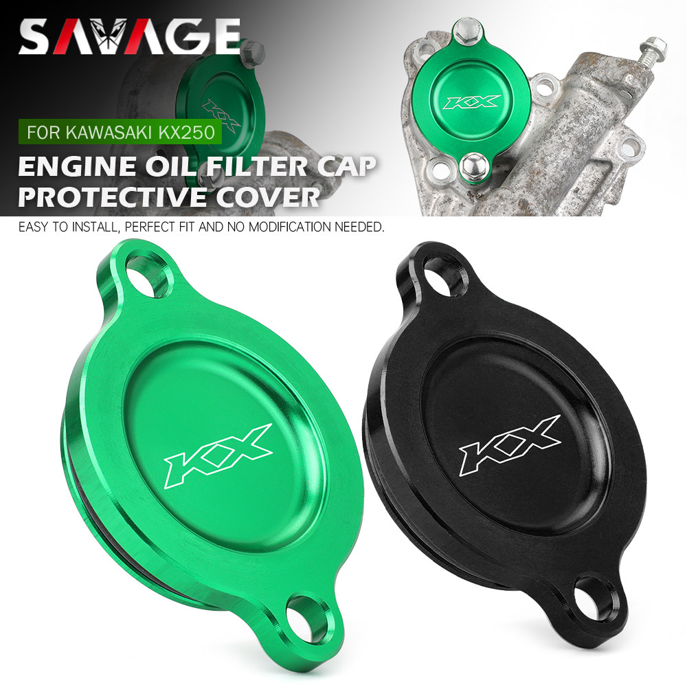 Engine Oil Filter Cover For KAWASAKI KX250X KX250F KX 250 X F KX250