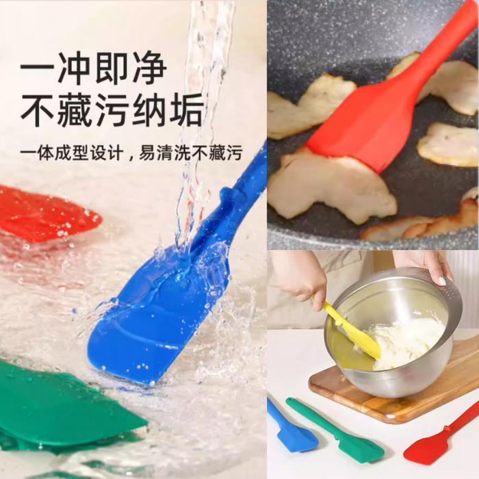 Sanneng Spatula Silicone / Heat-resistant Silicone Spatula Color Blue