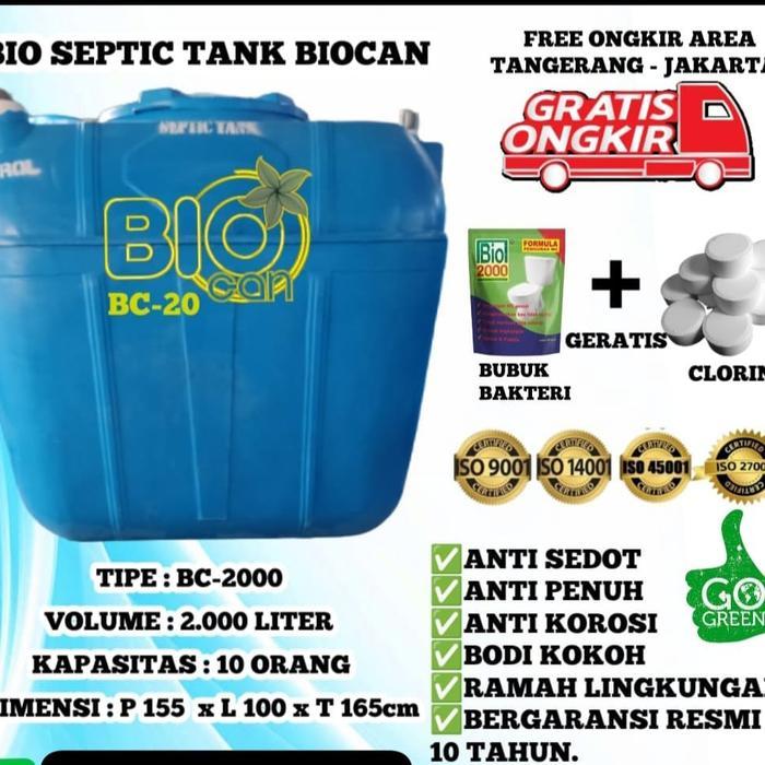 Septic Tank Bio , Biotech , Biofilter , Biotaff 2000 Liter