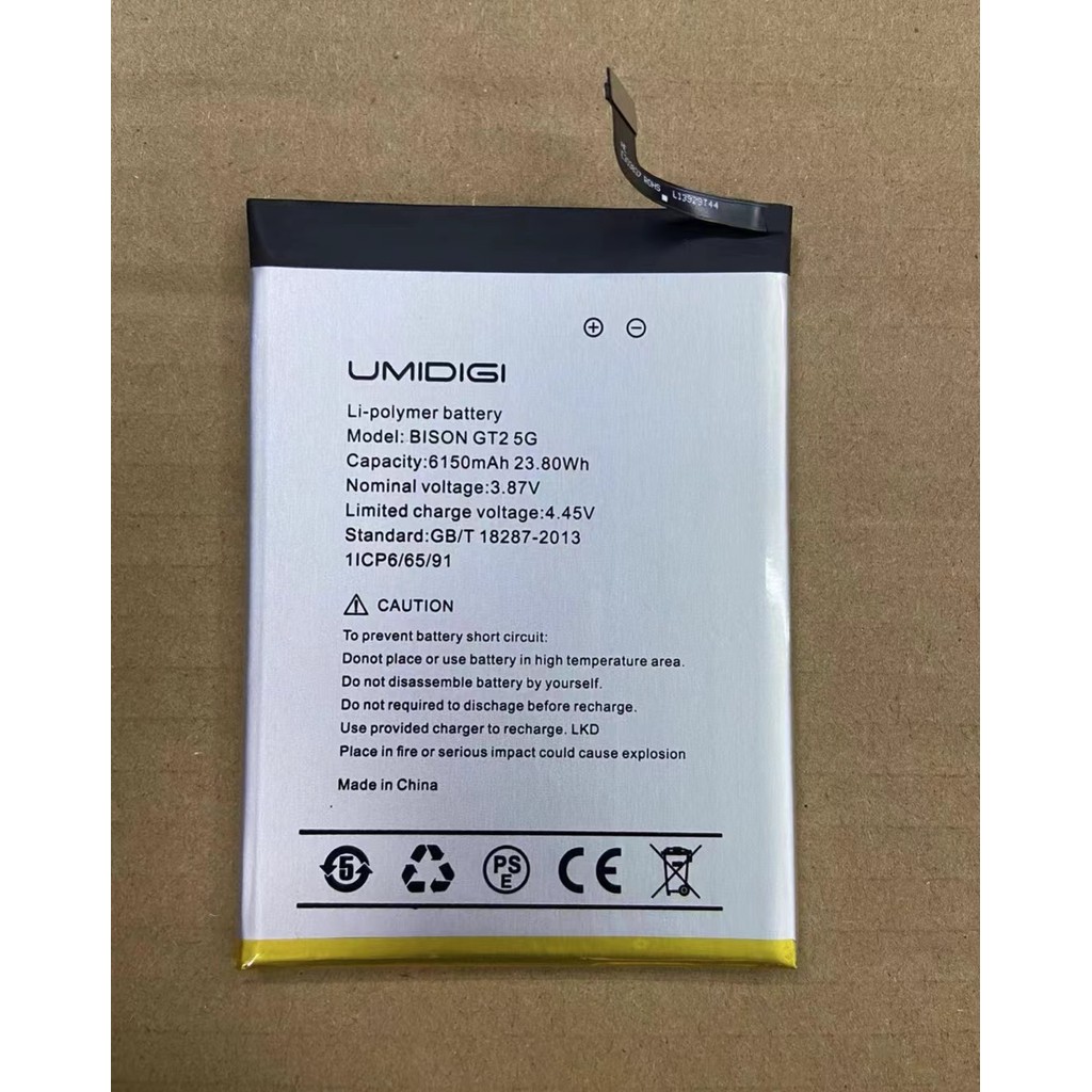 For UMI Umidigi Bison GT2 Pro Bison GT2 PRO 5G Bison GT2 5G Battery 6150mah