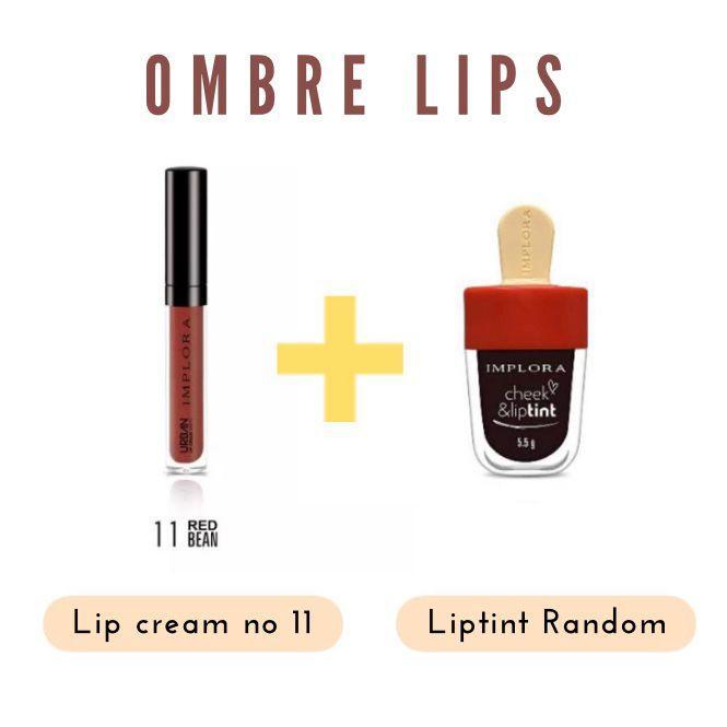 Set Ombrelips Implora lipcream no 11 + Liptint RANDOM