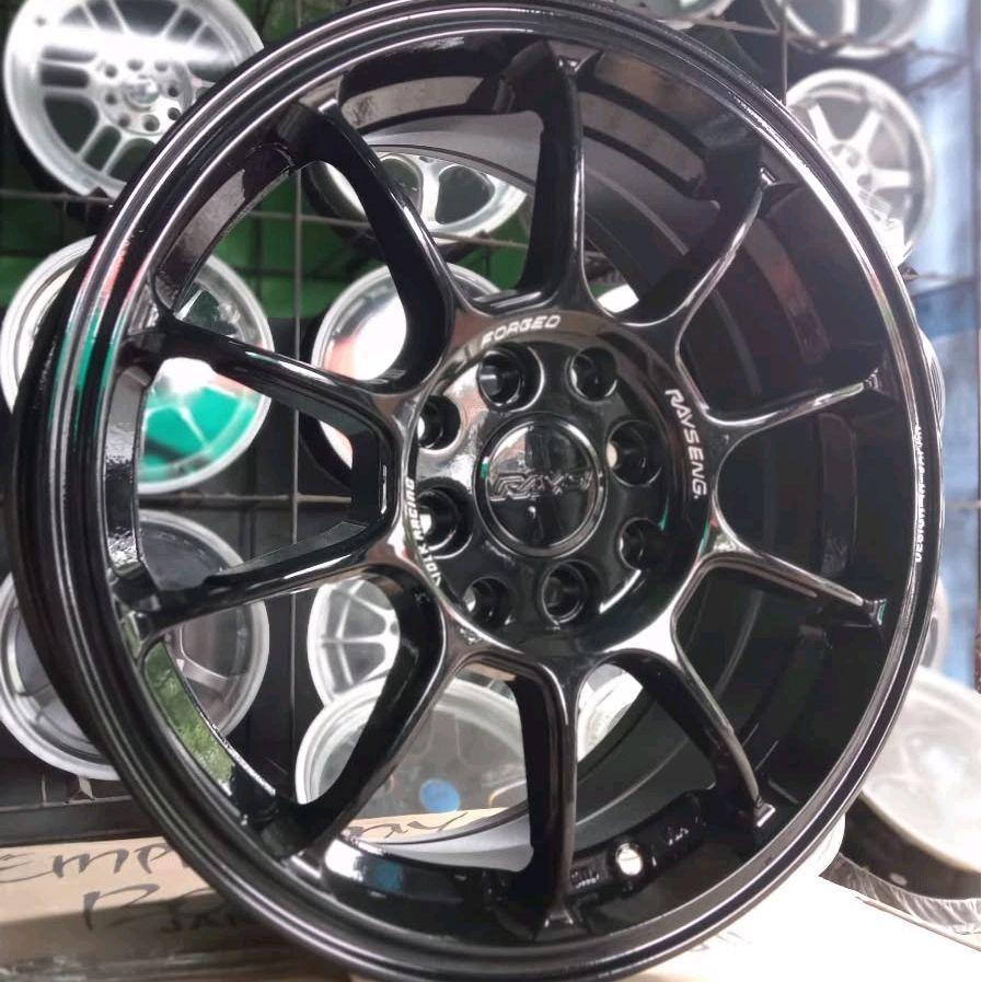 Velg Mobil Racing Volk Rays ZE40 Y88 Ring 15 Baru Warna Black