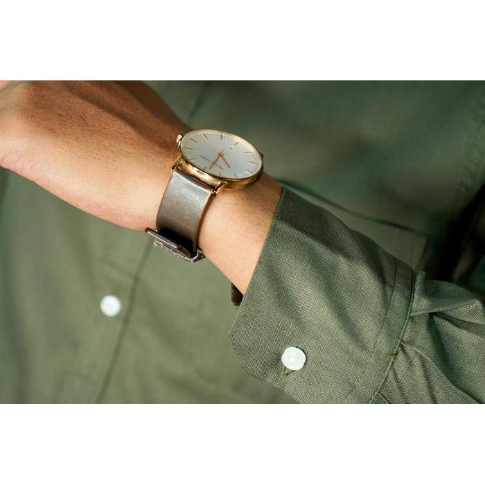 Wd & Co. Baju Koko Pria Lengan Panjang Hijau Olive/Olive Green Polos