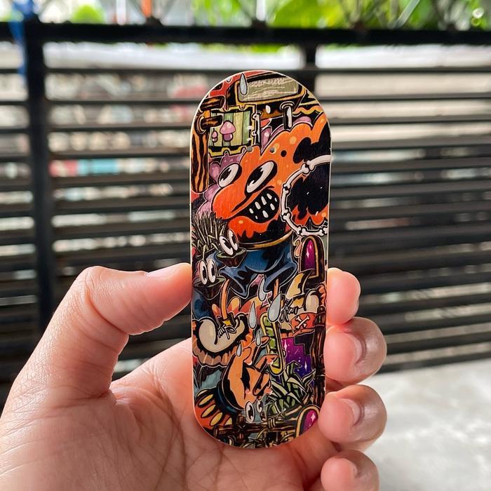 Speeds - Rainwood Fingerboard Fullset Standar Fire Skate