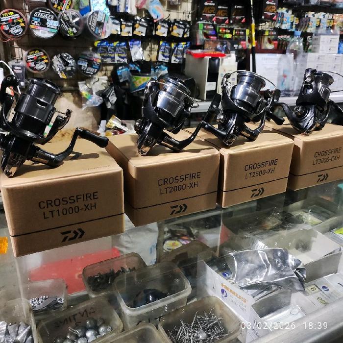 Reel Daiwa CROSSFIRE LT 2026 1000XH / 2000XH / 2500XH / 3000CXH Original BERGARANSI