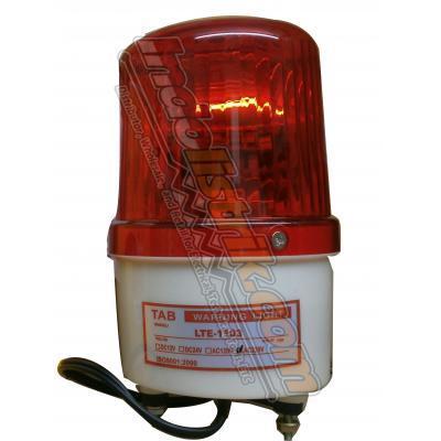 Lampu Darurat Bohlam 4 " Rotary Warning Light 220V AC TAB ASLI