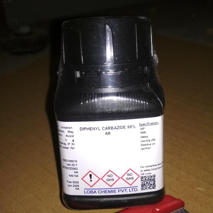 TEREMURAHTERLARIS READY SILAHKAN DIORDER 1,5 DIPHENYLCARBAZIDE 98% LOBA CHEMIE