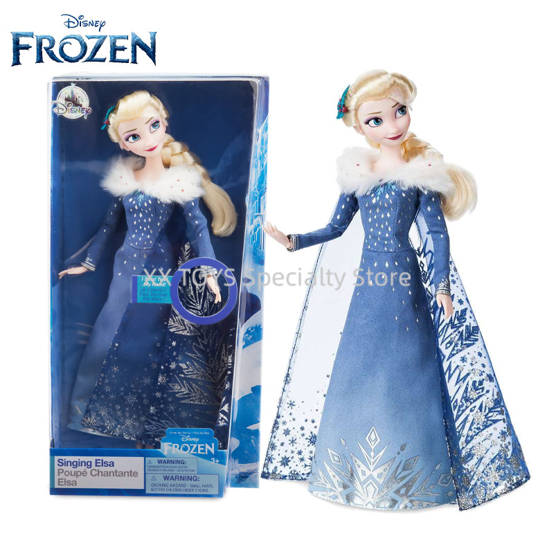 Boneka Elsa Bernyanyi dengan Gerakan Fleksibel untuk Koleksi dan Hadiah