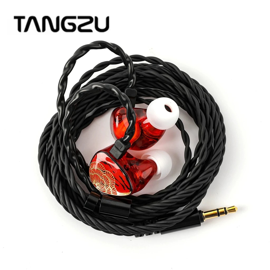 NEW TANGZU & HBB XUAN NV Earphones Dual Dynamic Driver Studio Monitor Audiophile Stereo Bass Headpho