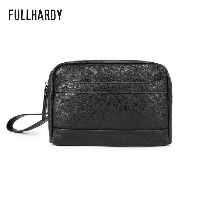 Tas Selempang Pria Tas Genggam Pouch Fullhardy Sp 509 Pu