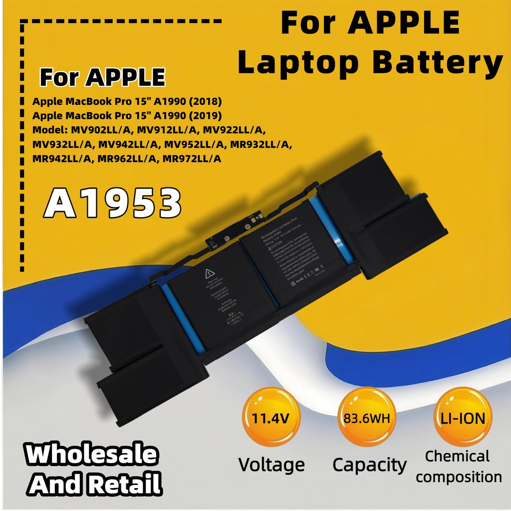 FRLESUI A1953 Replaceme Battery for Apple MacBook Pro 15" A1990 touchbar 2018 2019 EMC 3215 MC3359
