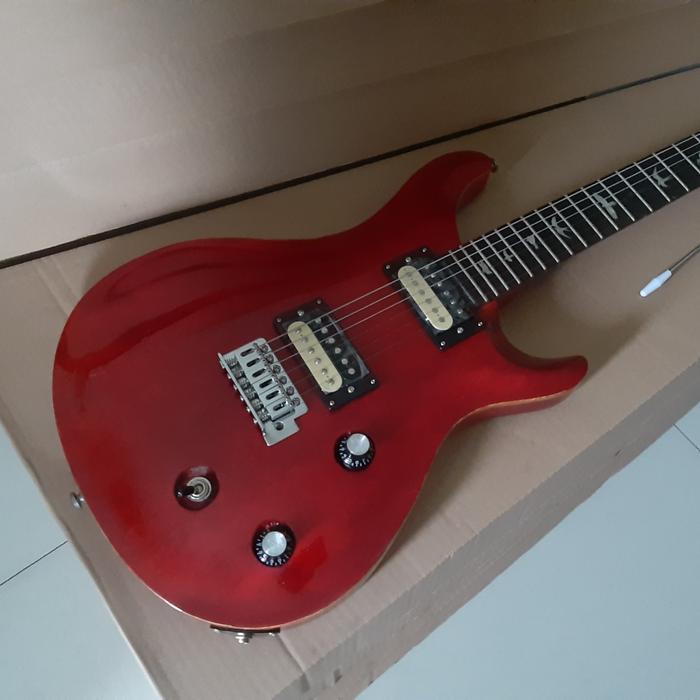 Gitar PRS semi updown PU GNB korea - merah