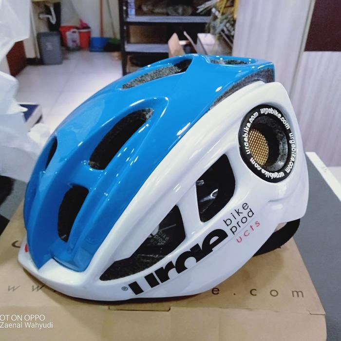 Helm Sepeda Urge Supacross White Blue Size S/M L/XL