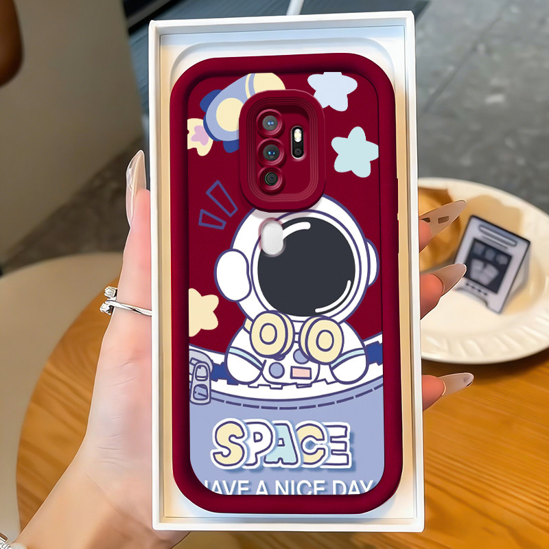 Casing Hp untuk OPPO A5 2020 A9 2020 Case Boneka astronaut yang lucu Kasing bagus bahan silikon Cesi