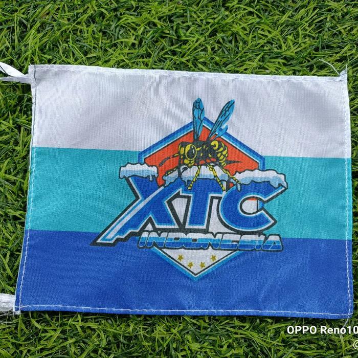 BENDERA MOTOR xtc BENDERA xtc KECIL BUAT DI SPION MOTOR