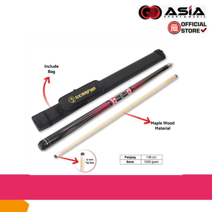 Stick Billiard Scorpion Graphite Billiard Stick Billiard X9 tip 12mm