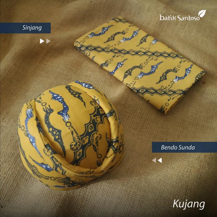 TERLARIS Batik Kujang Mustard - Bendo Sunda dan Sinjang READY STOCK