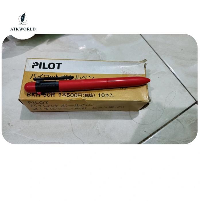 Pulpen Pilot 2+1 Jadul Original Pilot Pen Japan BKH-50R / Pilot Pen BKH-50R Original Pilot Pen Japan