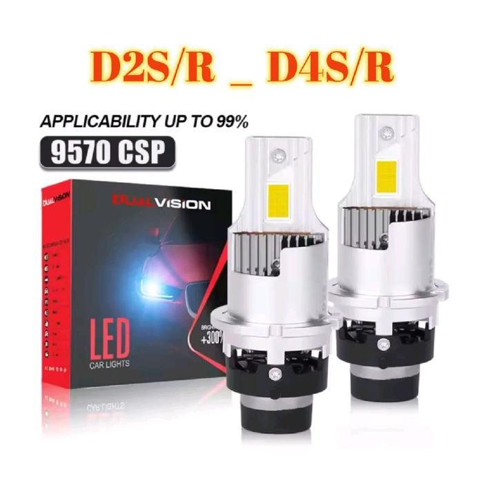 lampu LED D2S D4S pengganti hid xenon Headlight Lampu Utama mobil