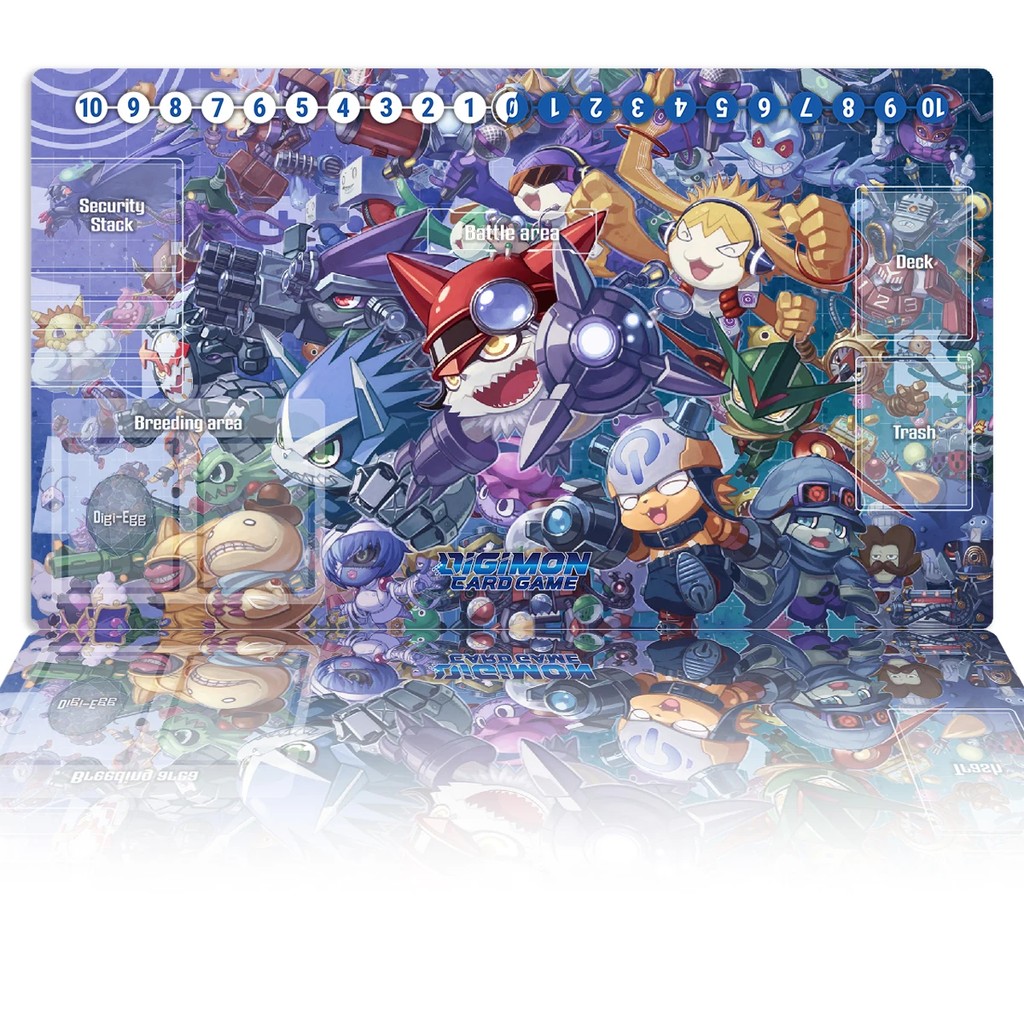 Digimon Playmat Appmon DTCG TCG CCG Mat Board Game Duel Trading Card Game Mat Anime Mouse Pad Rubber