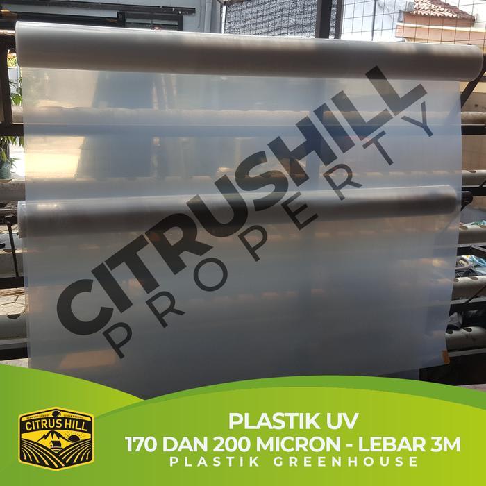 "New" Plastik UV Green House 200 micron dan 170 micron - Lebar 3 Meter