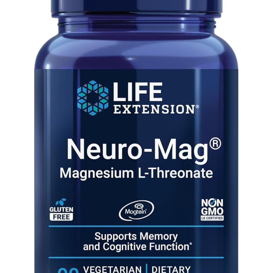 Life Extension Neuro-Mag Magnesium L-Threonate, Magnesium L-threonate, Memory Health, Quick