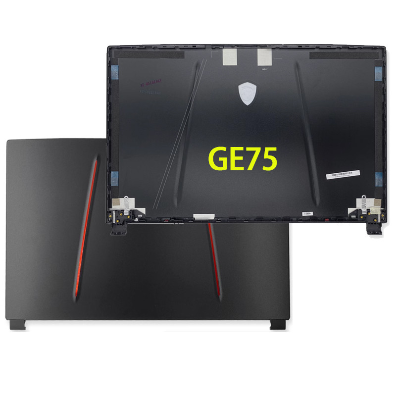 New LCD Screen Back Cover Front Bezel Hinges For GE75 GP75 GL75 9SD MS-17E1 17E5 Leopard Laptop Top
