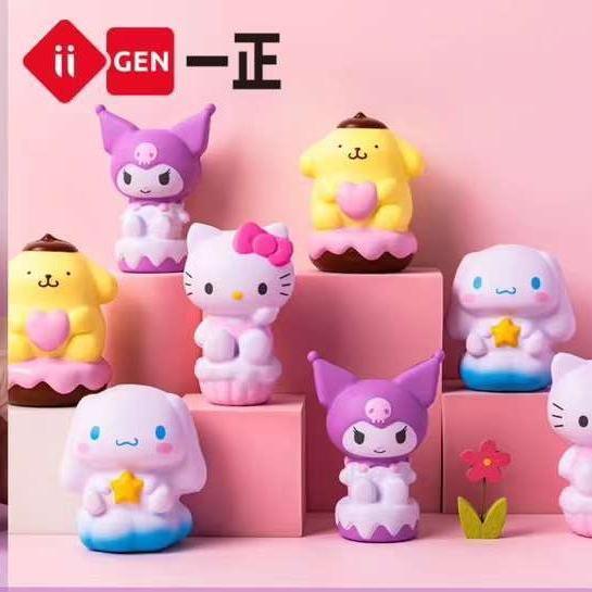 Squishy Kuromi My Melody Pompompurin Ori Sanrio Miniso