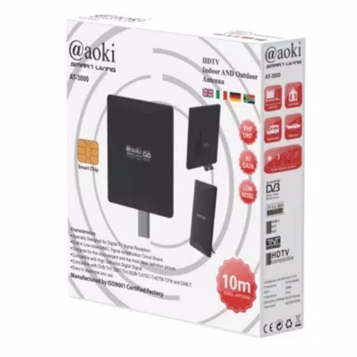 ANTENA TV DIGITAL OUTDOOR / INDOOR AT-3000 AOKI