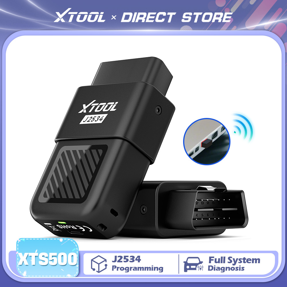 XTOOL XTS500 J2534 ECU Programming Tool, Program ECUs Module with J2534 Pass-Thru, J2534 Programmer,