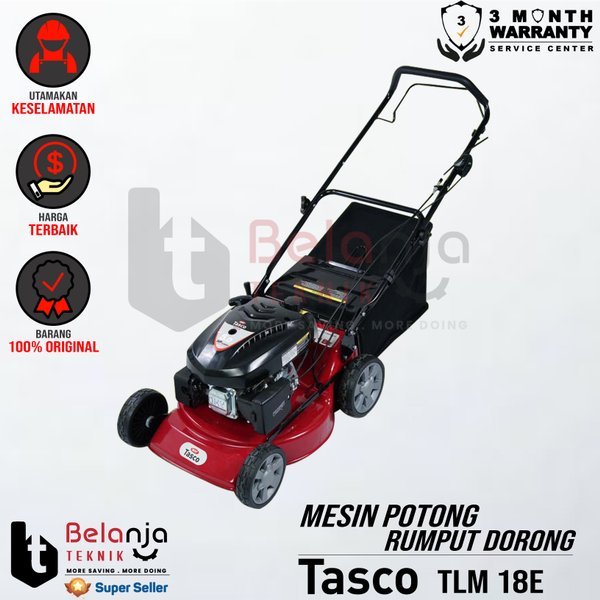 Tasco Mesin Potong Rumput Dorong TLM 18 E Lawn Mower TLM18E Otomatis