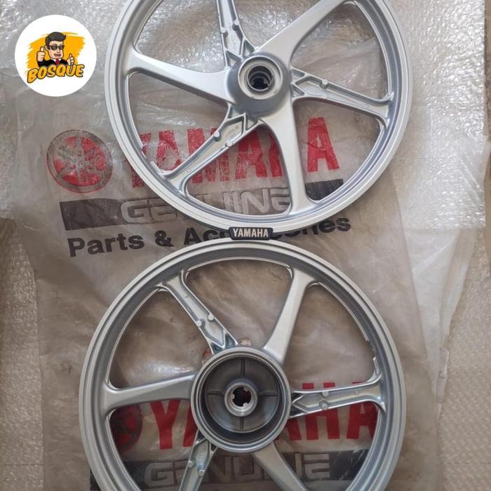 Velg Depan Belakang Jupiter Old Jupiter Z CW Silver Ori YGP Kode 5TP