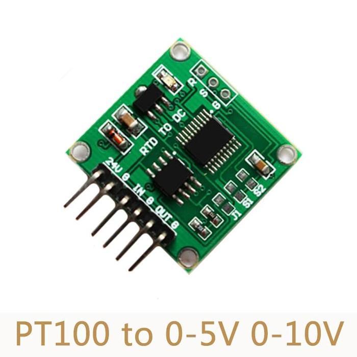 RTD PT100 Transmitter -100 ~ 500 C Output 0 - 5V/ 0 - 10V