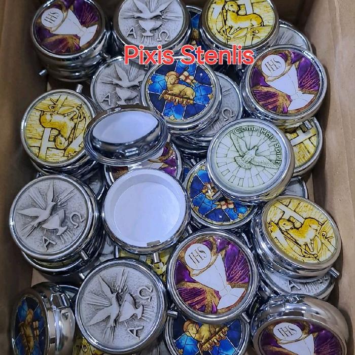 PROMO Piksis Stainlees katolik lengkap,purifikatorium, korporal dan tas BISA GRAB