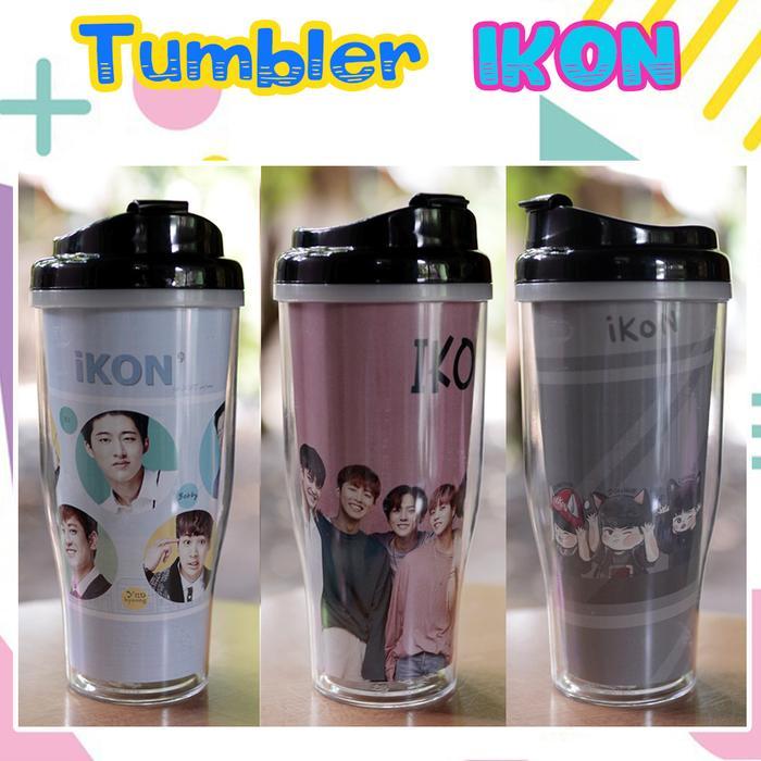Botol Minum Tumbler IKON Merchandise Kpop