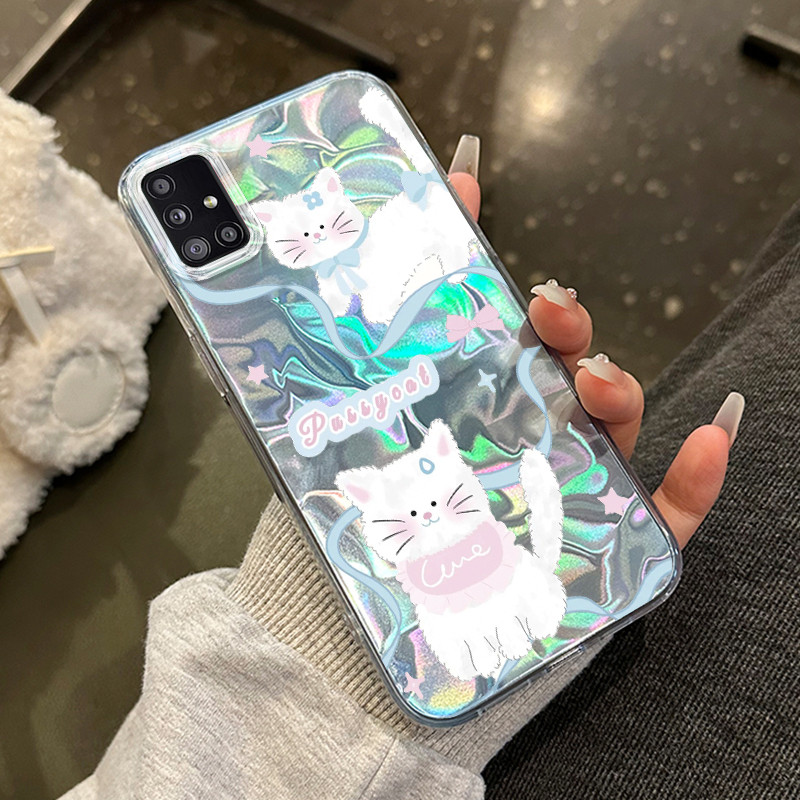 Casing Hp Samsung Galaxy A51 M40s Case Casing HP Softcase ponsel silikon tahan jatuh transparan riak