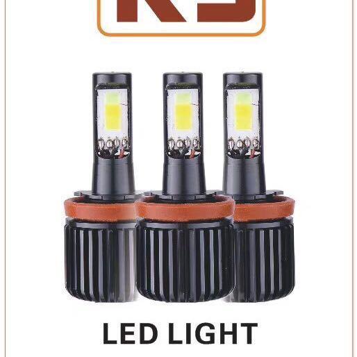 Lampu Turbo Led K5 Head Lamp Mobil 3 Warna H11 Hb4 H1 H3