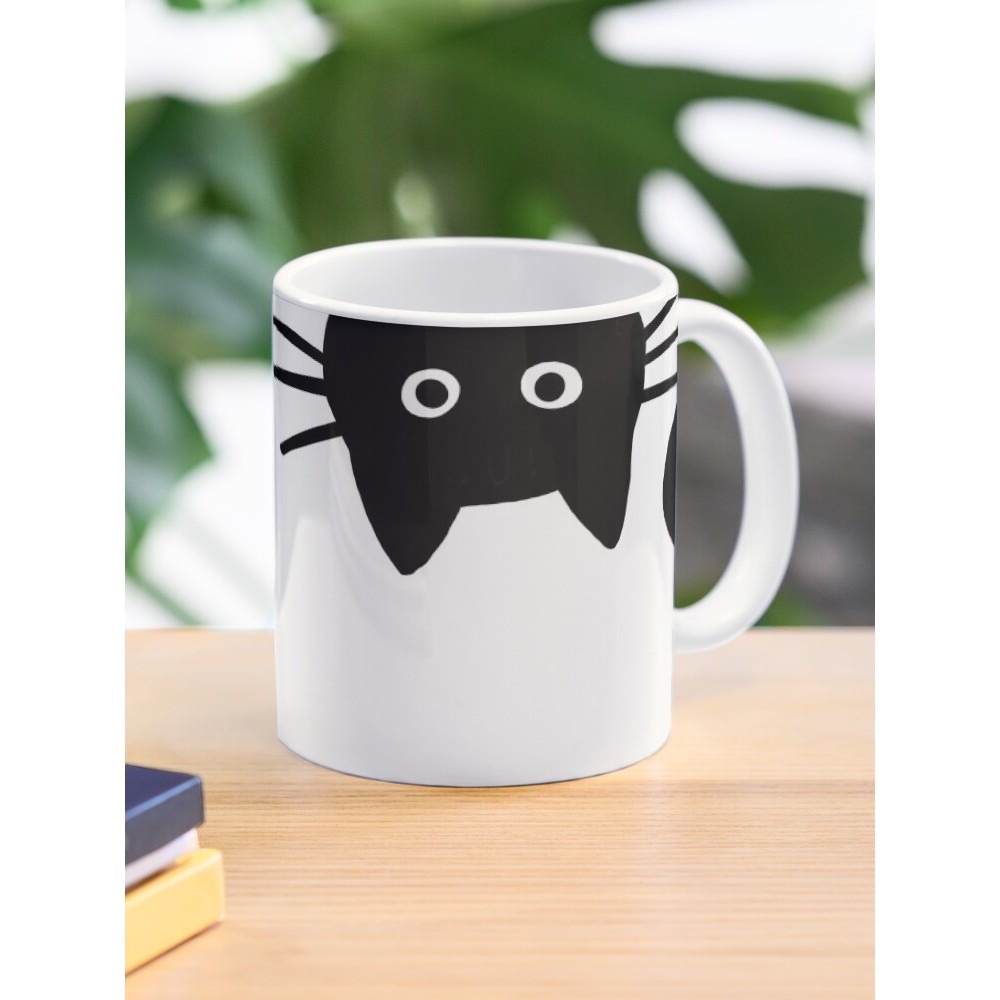 Mug Kopi Kucing Hitam Lucu