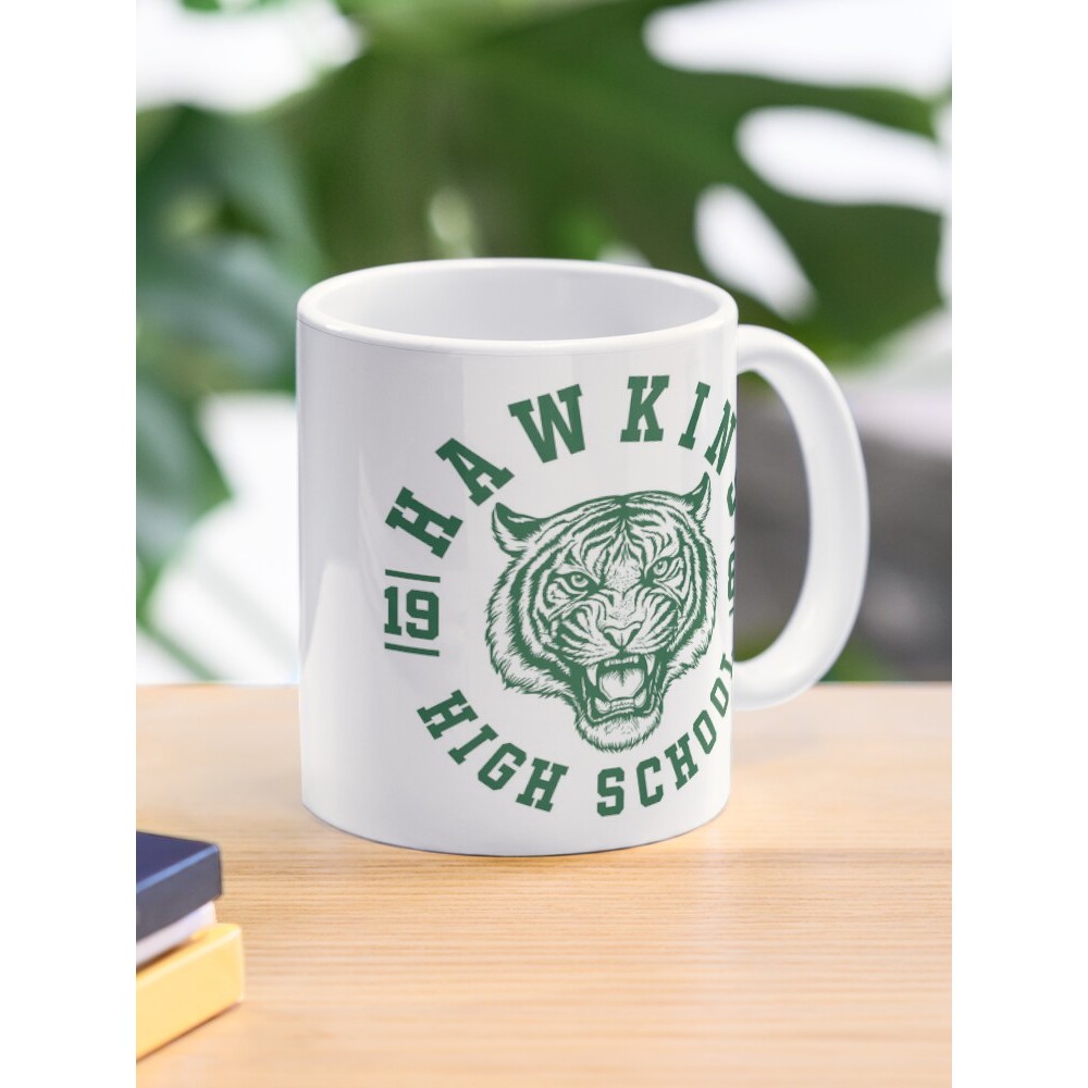 Mug Kopi Vintage Hawkins High School Tigers 1983