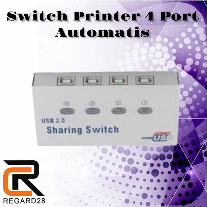 TERMURAH Switch Printer USB 4 port automatis
