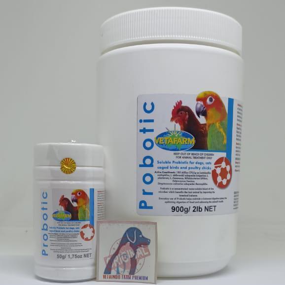 Phoenix Aviary - Vetafarm Probiotik 50Gr Vitamin Burung Macaw Murai Ayam Cucak Import