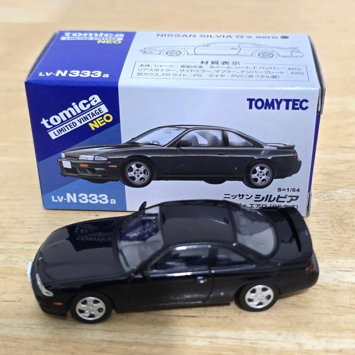 TLV Nissan Silvia QS aero LV N333a Tomica Limited Vintage Neo Hobby Koleksi Mobil Mainan Mini Scale